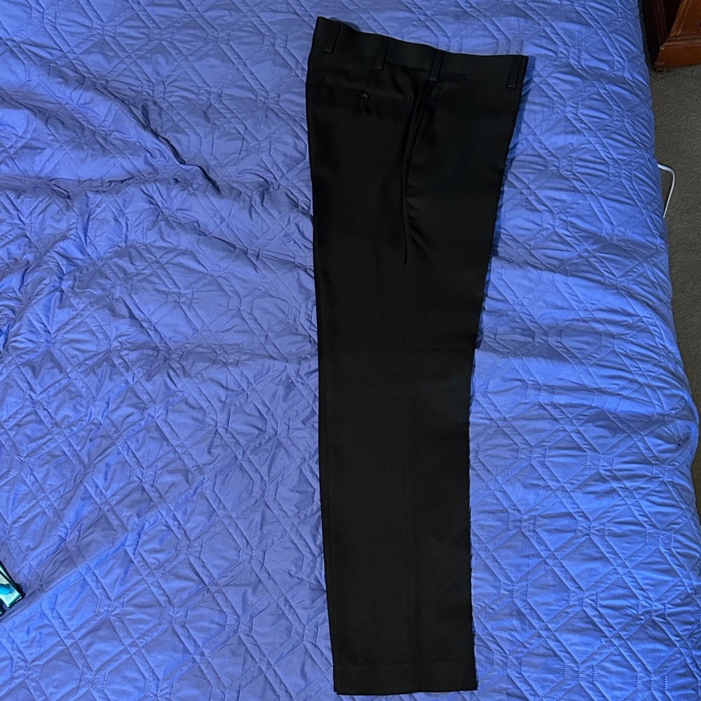 Louis Raphael Black Tailored Dress Pants